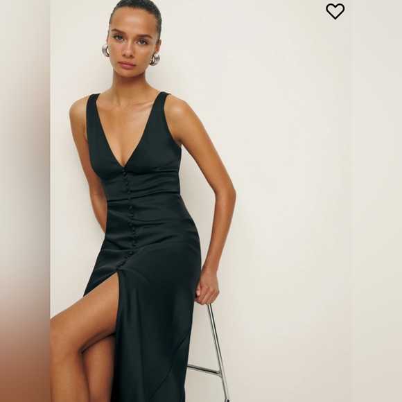 Reformation Elaina Satin Dress - Picture 3 of 5